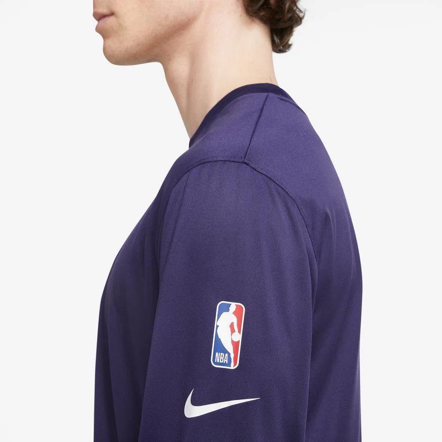 Lakers City Edition 22 Long Sleeve Top Pregame - Image 4