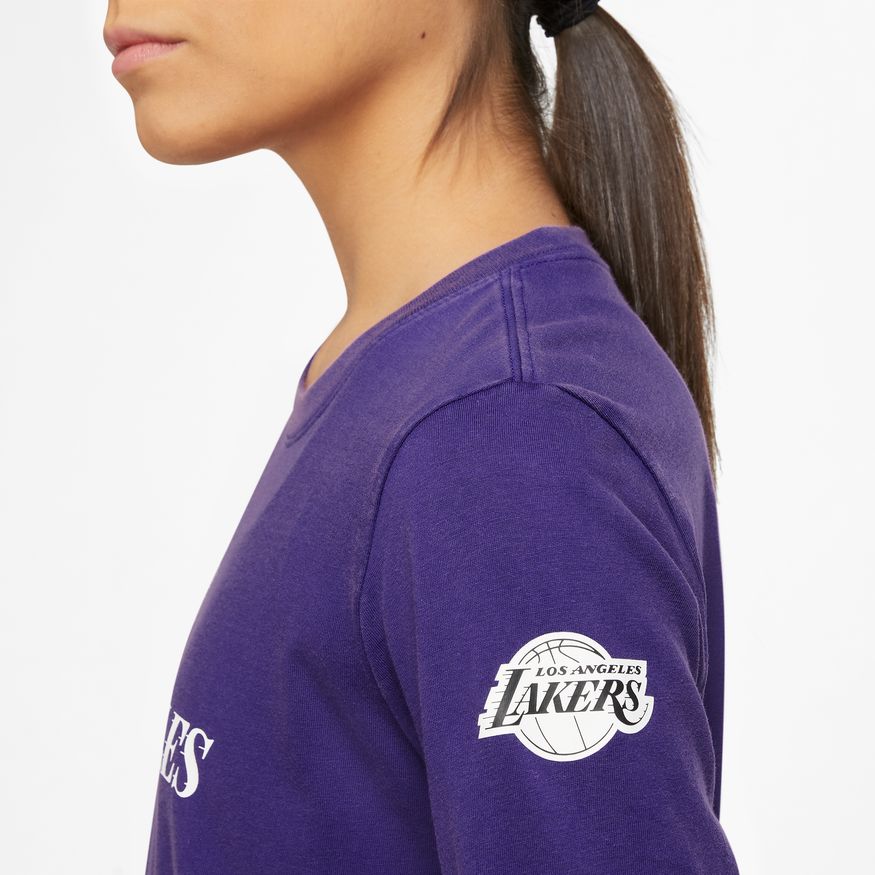 Lakers Womens City Edition 22 CTS Long Sleeve - Image 4